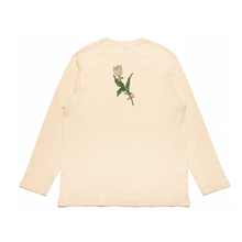 Load image into Gallery viewer, &quot;Traces of Memories #2&quot; Cut and Sew Wide-body Long Sleeved Tee Black/Beige/Salmon Pink