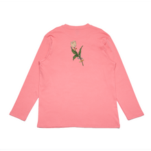 Load image into Gallery viewer, &quot;Traces of Memories #2&quot; Cut and Sew Wide-body Long Sleeved Tee Black/Beige/Salmon Pink