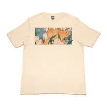 Load image into Gallery viewer, &quot;Traces of Memories #3&quot; Cut and Sew Wide-body Tee Black/Beige/Salmon Pink