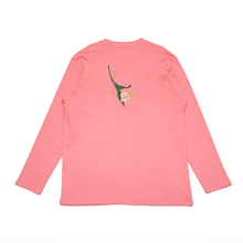 Load image into Gallery viewer, &quot;Traces of Memories #3&quot; Cut and Sew Wide-body Long Sleeved Tee Black/Beige/Salmon Pink