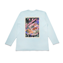 Load image into Gallery viewer, &quot;Pool Party&quot; Taper-Fit Heavy Cotton Long Sleeve Tee Mint
