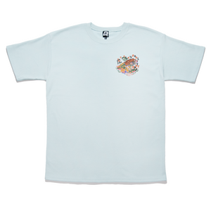 "Pool Party" Taper-Fit Heavy Cotton Tee Mint