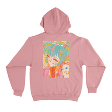 Load image into Gallery viewer, &quot;Rainbow&quot; Basic Hoodie White/Light Pink