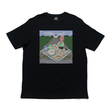 Load image into Gallery viewer, &quot;Picnic&quot; Cut and Sew Wide-body Tee White/Black
