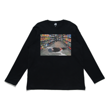 Load image into Gallery viewer, &quot;Down&quot; Cut and Sew Wide-body Long Sleeved Tee White/Black