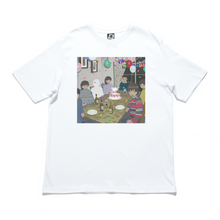 Load image into Gallery viewer, &quot;I Don&#39;t Belong Here 2&quot; Cut and Sew Wide-body Tee White/Black