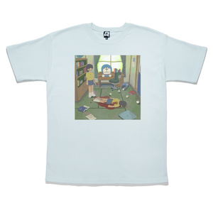 "I Killed Myself In The Past" Taper-Fit Heavy Cotton Tee Mint