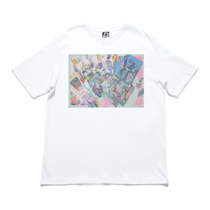 "For Starting Today" Cut and Sew Wide-body Tee White