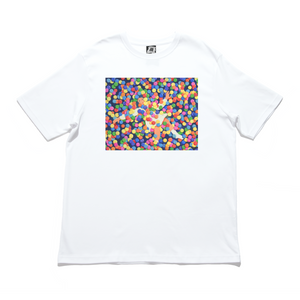 "Ballpit" Cut and Sew Wide-body Tee White