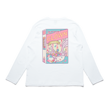 Load image into Gallery viewer, &quot;Fries &amp; Cereal&quot; Cut and Sew Wide-body Long Sleeved Tee White/Black