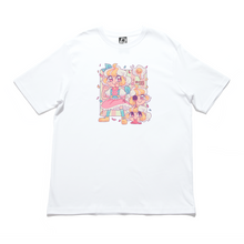 Load image into Gallery viewer, &quot;Egg&quot; Cut and Sew Wide-body Tee White/Black