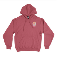 Load image into Gallery viewer, &quot;Fries &amp; Cereal&quot; Basic Hoodie White/Pink