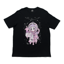 Load image into Gallery viewer, &quot;Space Girl MK II&quot; - Cut and Sew Wide-body Tee White/Black