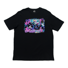 Load image into Gallery viewer, &quot;Miyata&#39;s Room&quot; Cut and Sew Wide-body Tee White/Black