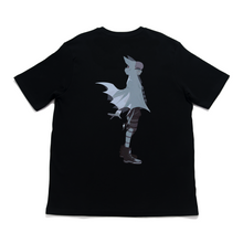 Load image into Gallery viewer, &quot;Bathood&quot; Cut and Sew Wide-body Tee Black