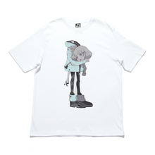 Load image into Gallery viewer, &quot;Free Your Mind&quot; Cut and Sew Wide-body Tee White