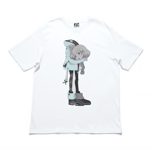 "Free Your Mind" Cut and Sew Wide-body Tee White