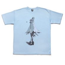 Load image into Gallery viewer, &quot;Bathood&quot; Taper-Fit Heavy Cotton Tee Sky Blue