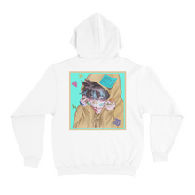 Load image into Gallery viewer, &quot;Poor Kidd&quot; Basic Hoodie White/Pink