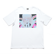 Load image into Gallery viewer, &quot;Hypno&quot; Cut and Sew Wide-body Tee White/Black