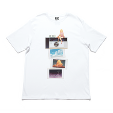 Load image into Gallery viewer, &quot;Dreamy Memory&quot; Cut and Sew Wide-body Tee White