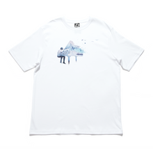 Load image into Gallery viewer, &quot;Spring Ost&quot; Cut and Sew Wide-body Tee White/Black