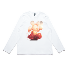 Load image into Gallery viewer, &quot;Morning&quot; Cut and Sew Wide-body Long Sleeved Tee Black/White