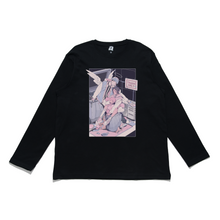 Load image into Gallery viewer, &quot;Trash Only&quot; Cut and Sew Wide-body Long Sleeved Tee White/Black