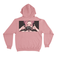 Load image into Gallery viewer, &quot;Mask&quot; Fleece Hoodie Light Pink