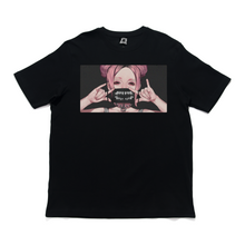 Load image into Gallery viewer, &quot;Mask&quot; Cut and Sew Wide-body Tee White/Black