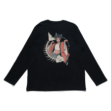 Load image into Gallery viewer, &quot;Dead Cat&quot; Cut and Sew Wide-body Long Sleeved Tee Black