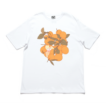 Load image into Gallery viewer, &quot;Sweet Citrus&quot; Cut and Sew Wide-body Tee White