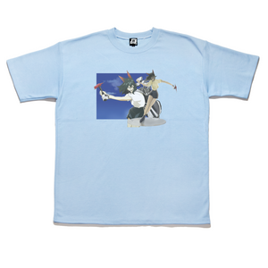 "Commercial Golf" Taper-Fit Heavy Cotton Tee Sky Blue