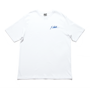"Thursday Night" Cut and Sew Wide-body Tee White/Black