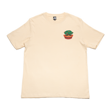 Load image into Gallery viewer, &quot;Bonsai&quot; Cut and Sew Wide-body Tee Beige