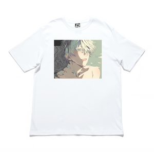 "Fictional" Cut and Sew Wide-body Tee White