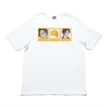 Load image into Gallery viewer, &quot;Color of Joy&quot; Cut and Sew Wide-body Tee White/Black