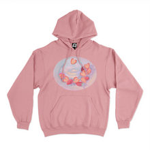 Load image into Gallery viewer, &quot;Strawberry Pancake&quot; Fleece Hoodie Light Pink