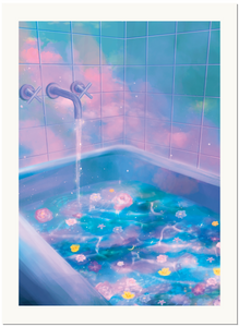"Fairy Bath" Giclee Art Print