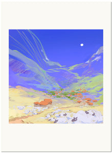"Valley of Sheep" Giclee Art Print