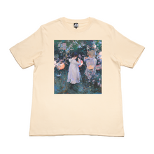 Load image into Gallery viewer, &quot;Sargent Study&quot; Cut and Sew Wide-body Tee Beige/Salmon Pink