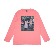 Load image into Gallery viewer, &quot;Sargent Study&quot; Cut and Sew Wide-body Long Sleeved Tee Salmon Pink