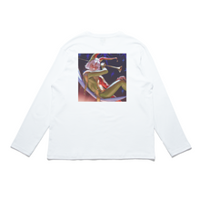 Load image into Gallery viewer, &quot;Clown&quot; Cut and Sew Wide-body Long Sleeved Tee White/Black