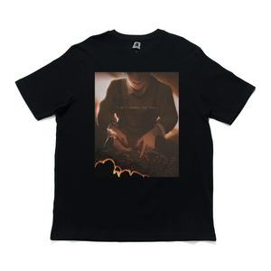 "Your Face" Cut and Sew Wide-body Tee Black
