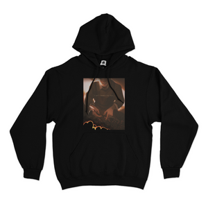 "Your Face" Basic Hoodie Black