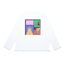 Load image into Gallery viewer, &quot;A Trip to Outer Space&quot; Cut and Sew Wide-body Long Sleeved Tee White/Black