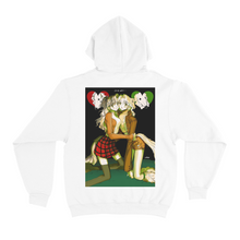 Load image into Gallery viewer, &quot;Borzoi Sisters&quot; Basic Hoodie Black/White