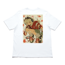 Load image into Gallery viewer, &quot;Autumn&quot; Cut and Sew Wide-body Tee White/Black/Beige