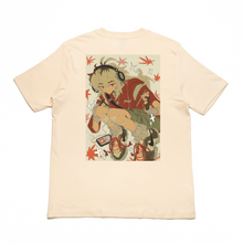 Load image into Gallery viewer, &quot;Autumn&quot; Cut and Sew Wide-body Tee White/Black/Beige