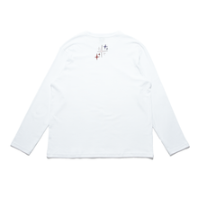 Load image into Gallery viewer, &quot;Listening Party&quot; Cut and Sew Wide-body Long Sleeved Tee White/Black